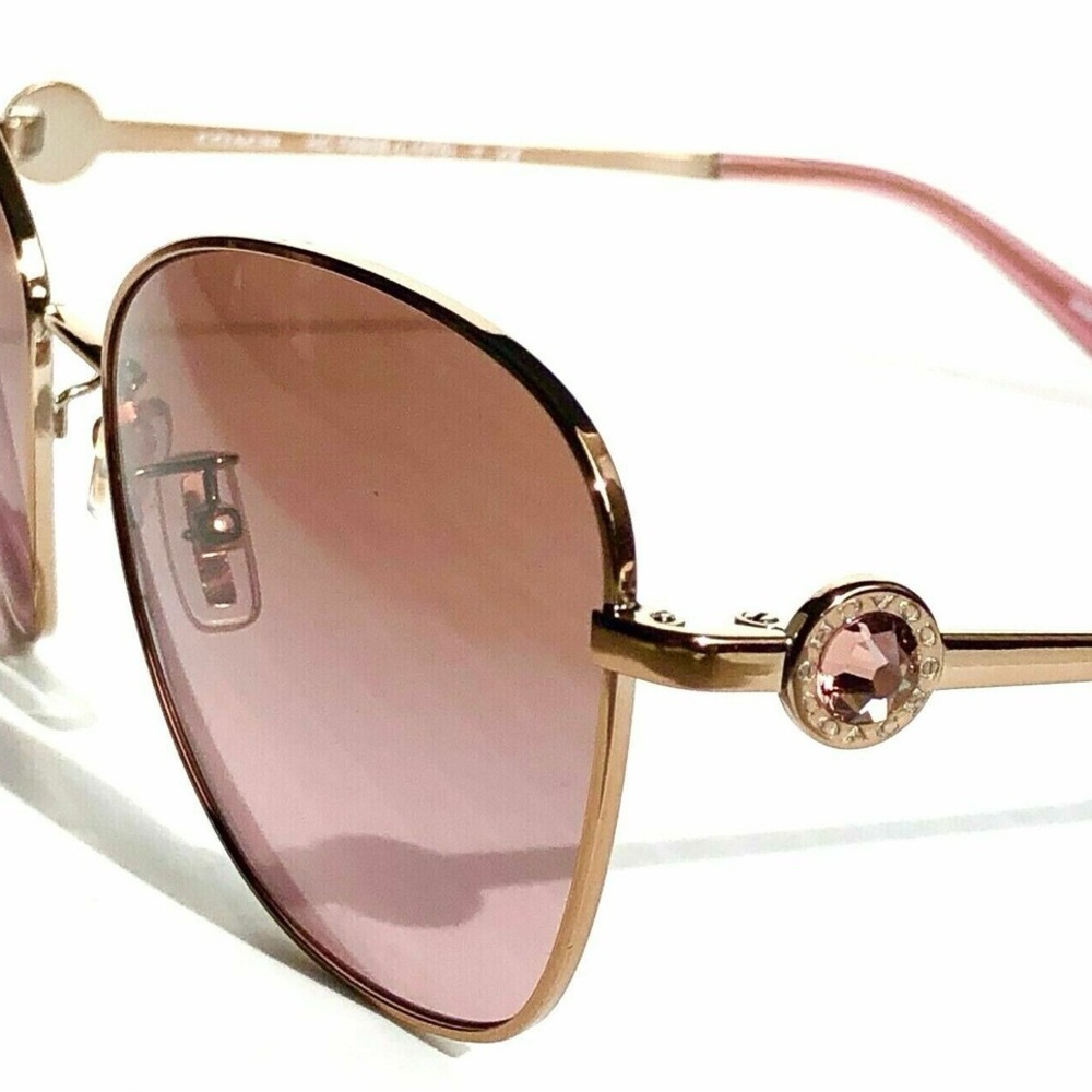 Coach Pink and Gold Sunglasses